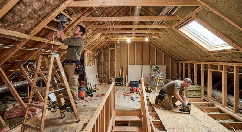Garage Attic Remodeling in Alpharetta, GA