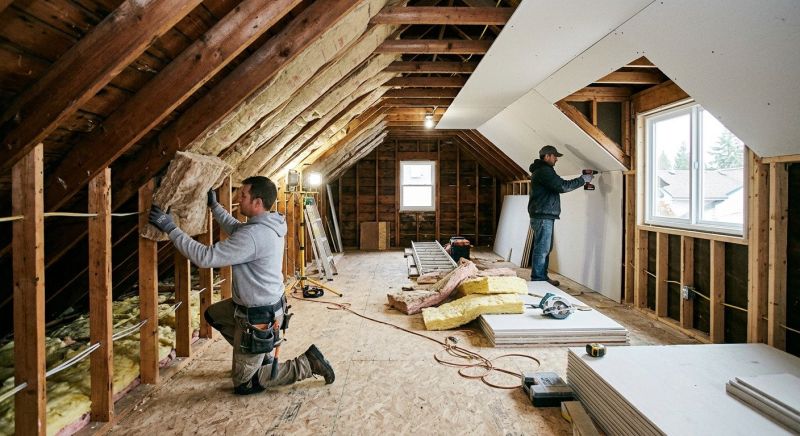 Garage Attic Remodeling in Alpharetta, GA
