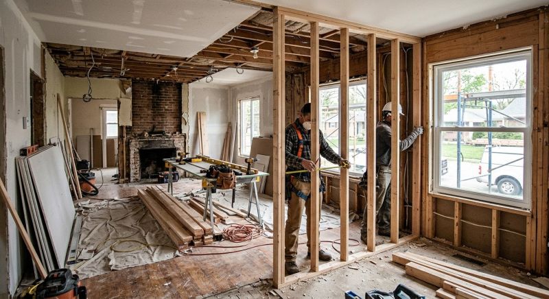 Living Room Renovation in Conroe, TX