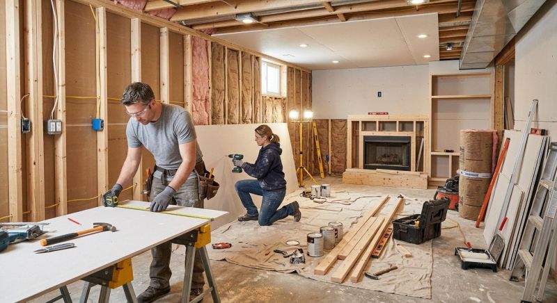 Rec Room Renovation in Denver, CO
