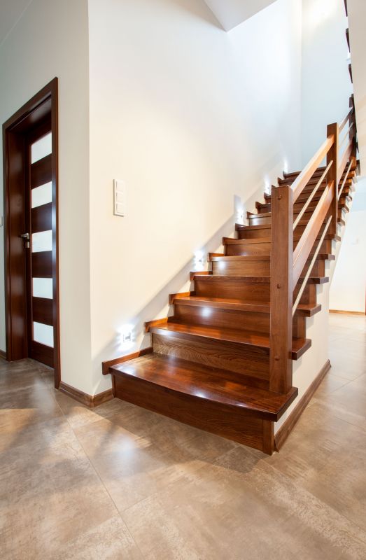 Completed Wooden Staircase
